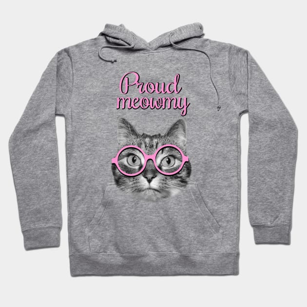 Proud meowmy Hoodie by Purrfect